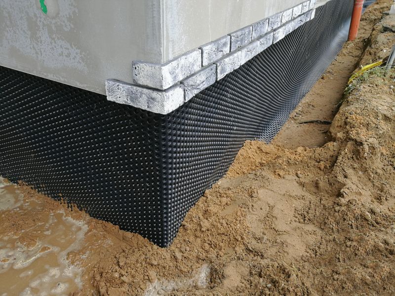 Foundation Wall Waterproofing Membrane